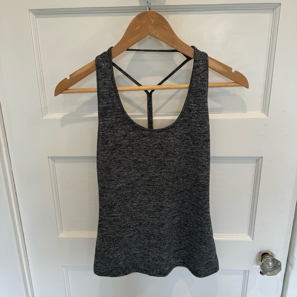 ALO Yoga Tops - Women's Alo Yoga Y Strap Athletic Tank Top, Grey, Size S